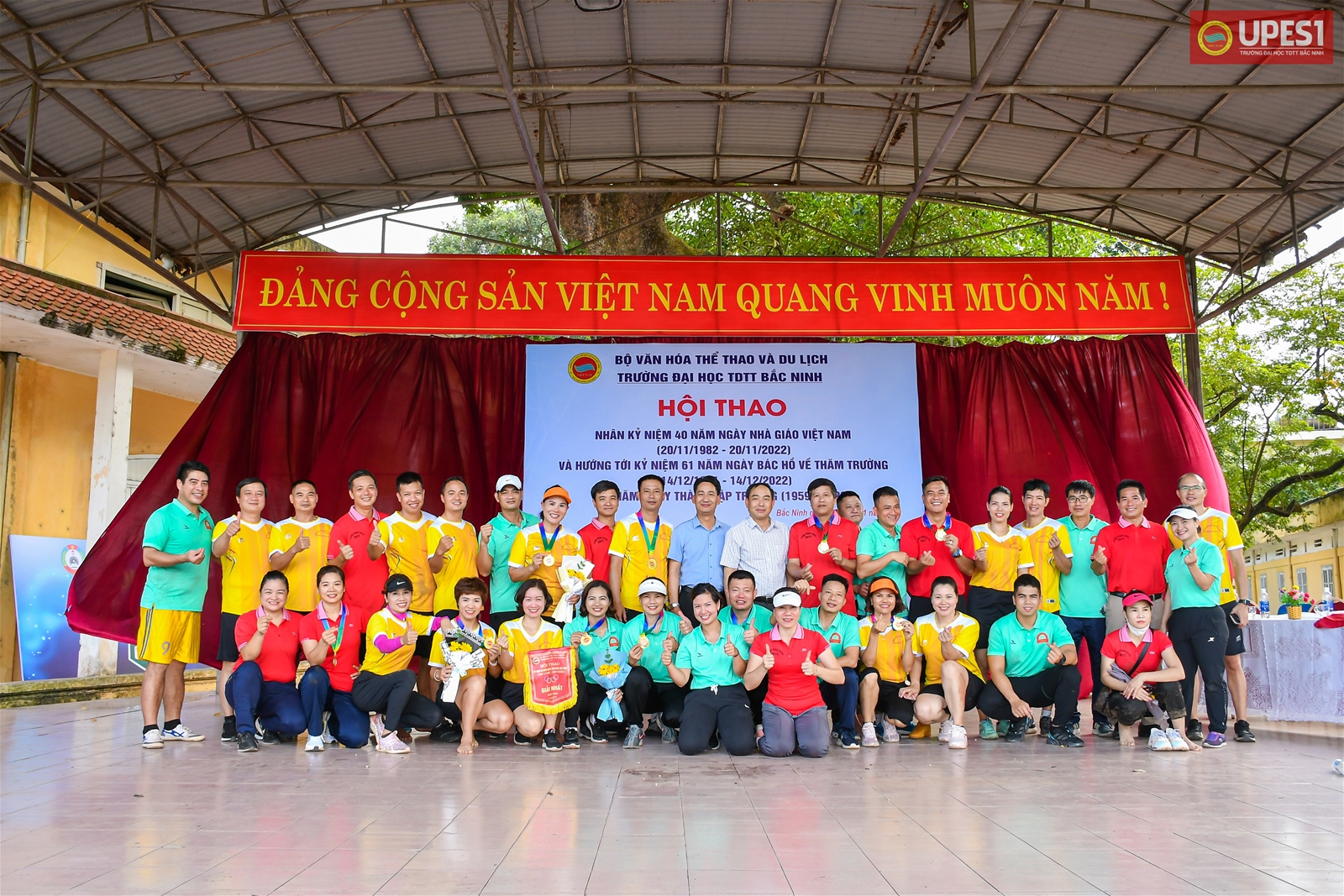 Trường Đại học TDTT Bắc Ninh tổ chức thành công Hội thao Người giáo viên nhân dân Trường Đại học TDTT Bắc Ninh năm 2022