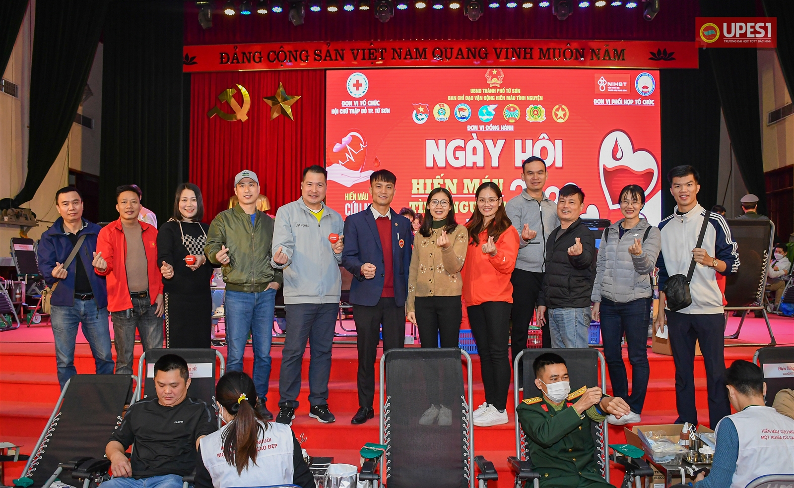 Công đoàn Trường Đại học TDTT Bắc Ninh tham gia hưởng ứng ngày hội hiến máu tình nguyện năm 2022
