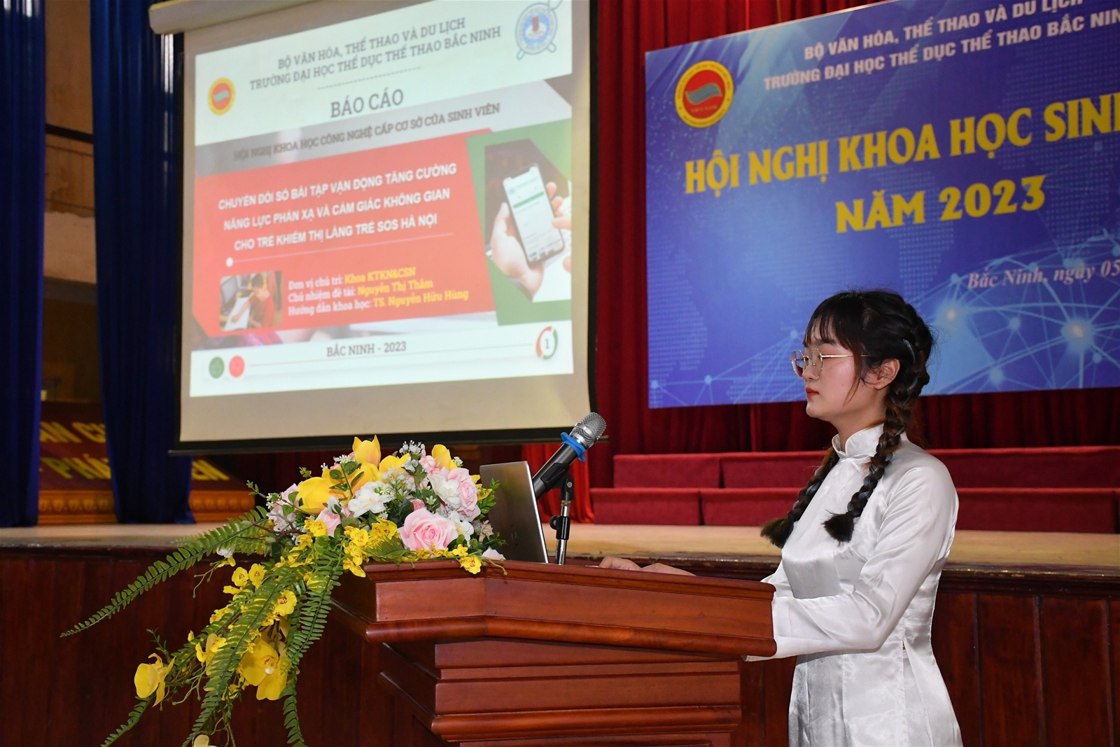 Trường Đại học TDTT Bắc Ninh tổ chức thành công Hội nghị khoa học Sinh viên năm 2023