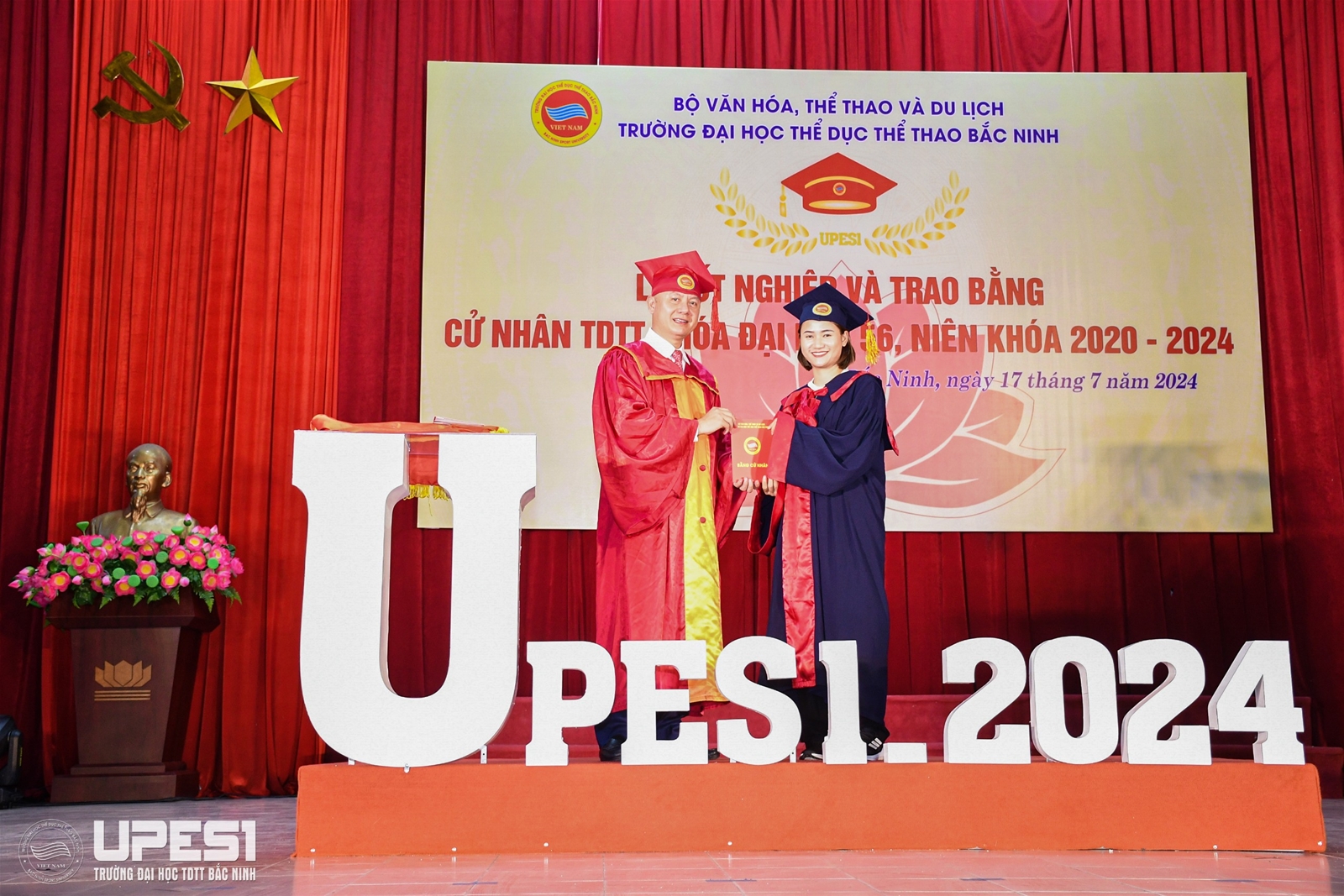 Trường Đại học TDTT Bắc Ninh - Lễ tốt nghiệp và trao bằng cử nhân TDTT năm 2024