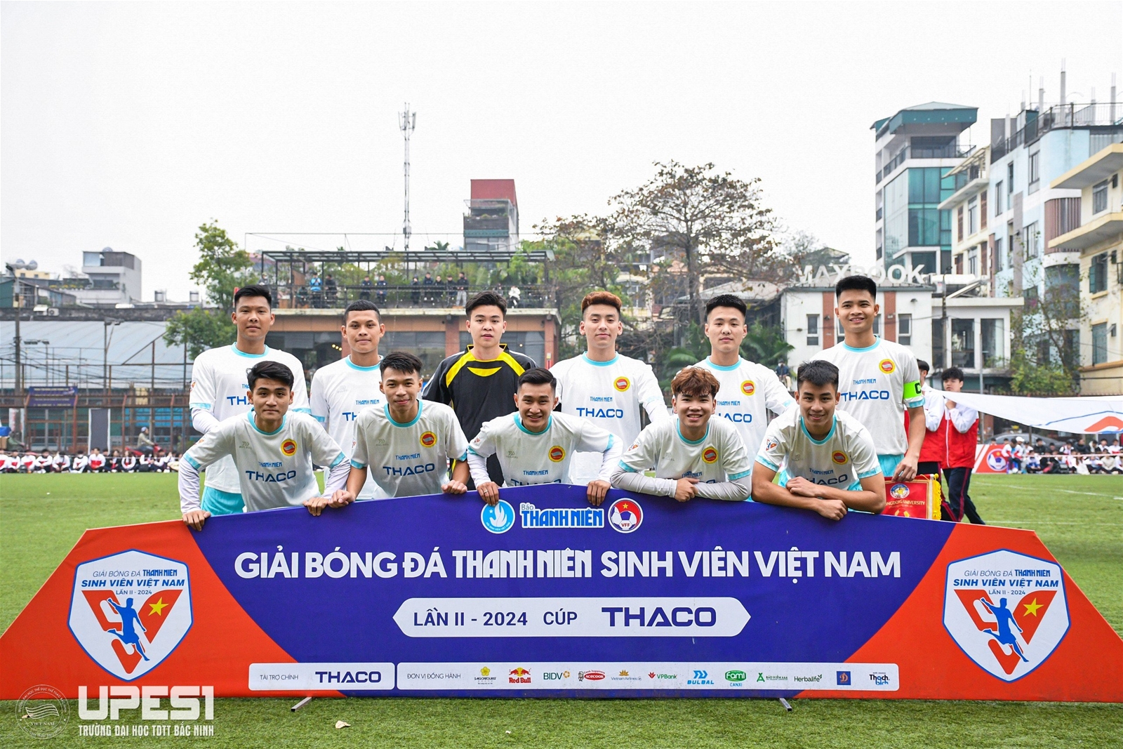 𝗨𝗣𝗘𝗦𝟭 khởi đầu hoàn hảo tại giải bóng đá thanh niên sinh viên Việt Nam lần II – 2024 cúp Thaco