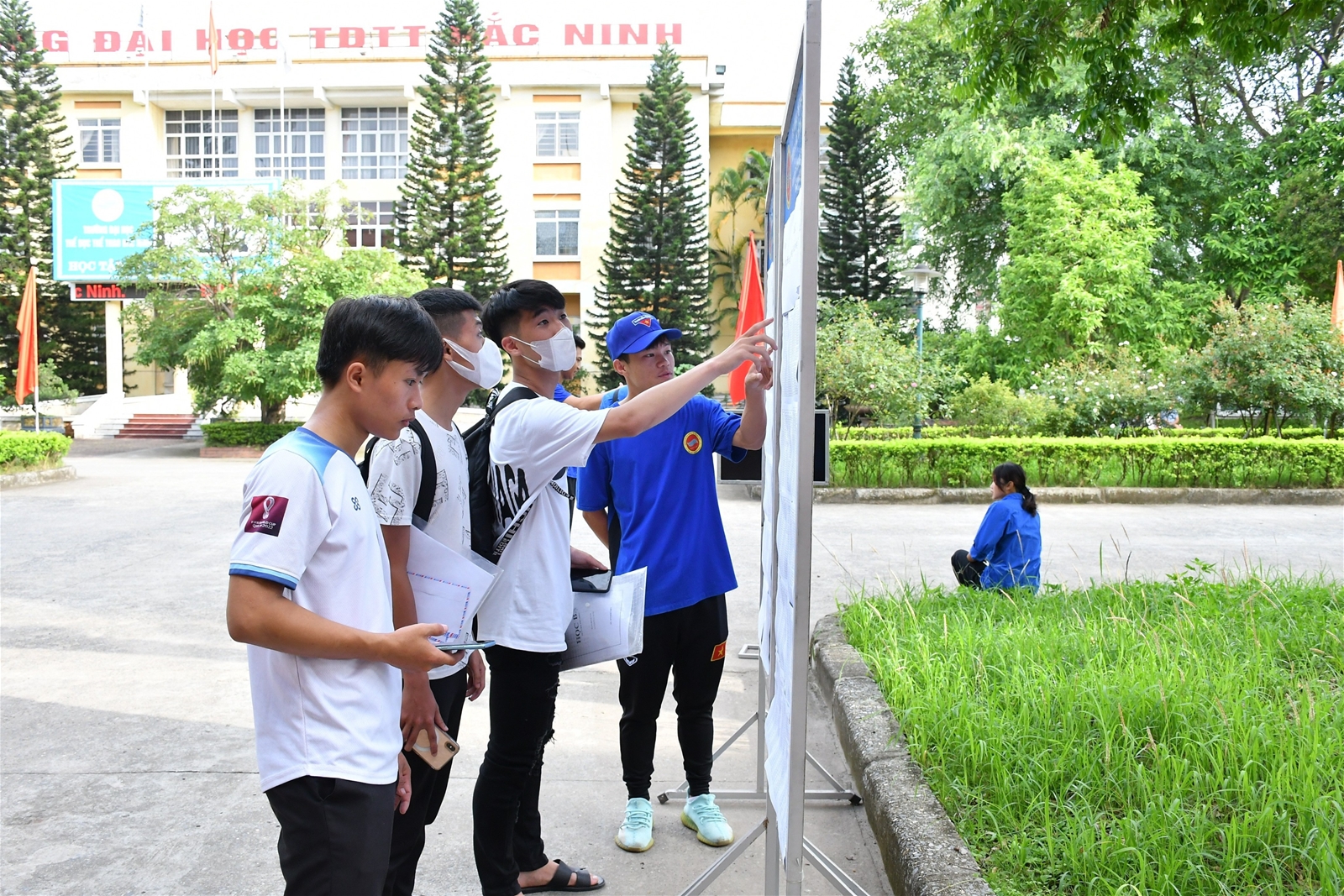 Trường Đại học TDTT Bắc Ninh làm tốt công tác đón tiếp thí sinh dự thi Tuyển sinh Đại học chính quy đợt 1 năm 2023