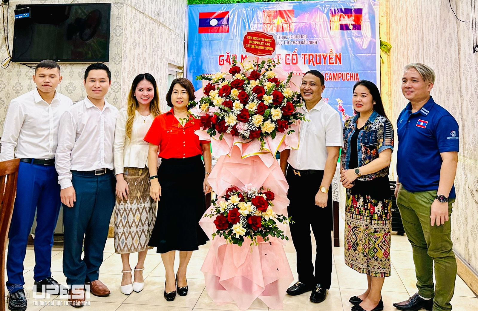 Trường Đại học TDTT Bắc Ninh tổ chức Tết Cổ truyền cho lưu học sinh, CHDCND Lào, Vương quốc Campuchia