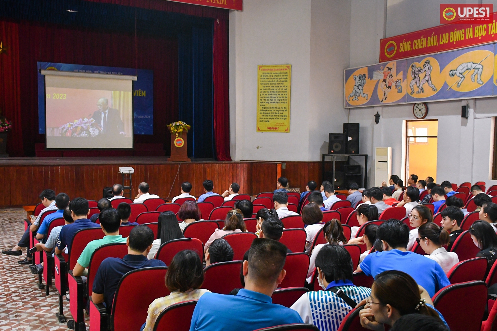 Trường Đại học TDTT Bắc Ninh tổ chức hội nghị học tập và triển khai thực hiện Chuyên đề năm 2023