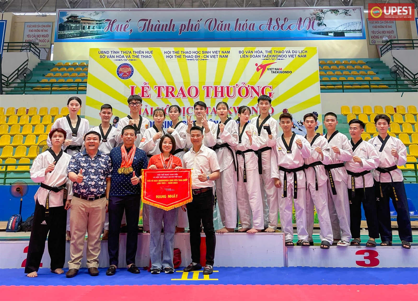 Sinh viên trường Đại học TDTT Bắc Ninh nhất toàn đoàn tại giải vô địch Taekwondo học sinh, sinh viên toàn quốc lần thứ I năm 2023