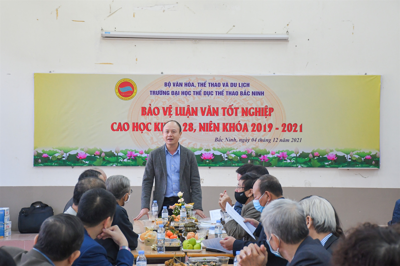 Trường Đại học Thể dục thể thao Bắc Ninh tổ chức đánh giá luận văn Cao học Khóa 28, niên khóa 2019-2021