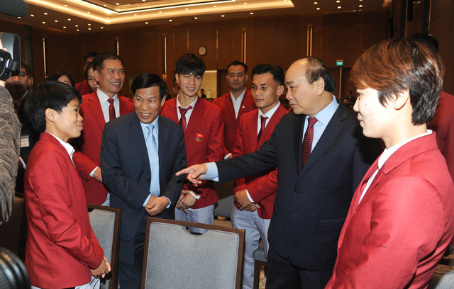 Thủ tướng Nguyễn Xuân Phúc: “Hình ảnh lá cờ đỏ sao vàng được kéo lên tại SEA Games đã mang lại một niềm xúc động, cảm xúc mạnh mẽ”