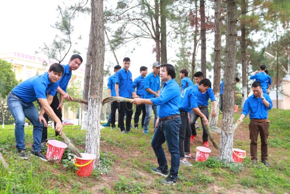 Đoàn Cầu lông Thượng Hải, Trung Quốc sang thăm và tập huấn tại Nhà trường