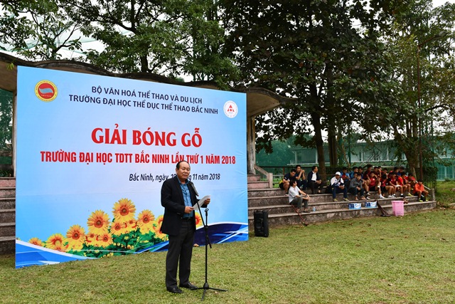 Giải Bóng Gỗ trường Đại học TDTT Bắc Ninh lần thứ 1 năm 2018