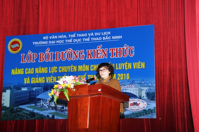 Lớp bồi dưỡng kiến thức nâng cao năng lực xử lý chấn thương và hồi phục trong hoạt động thể thao