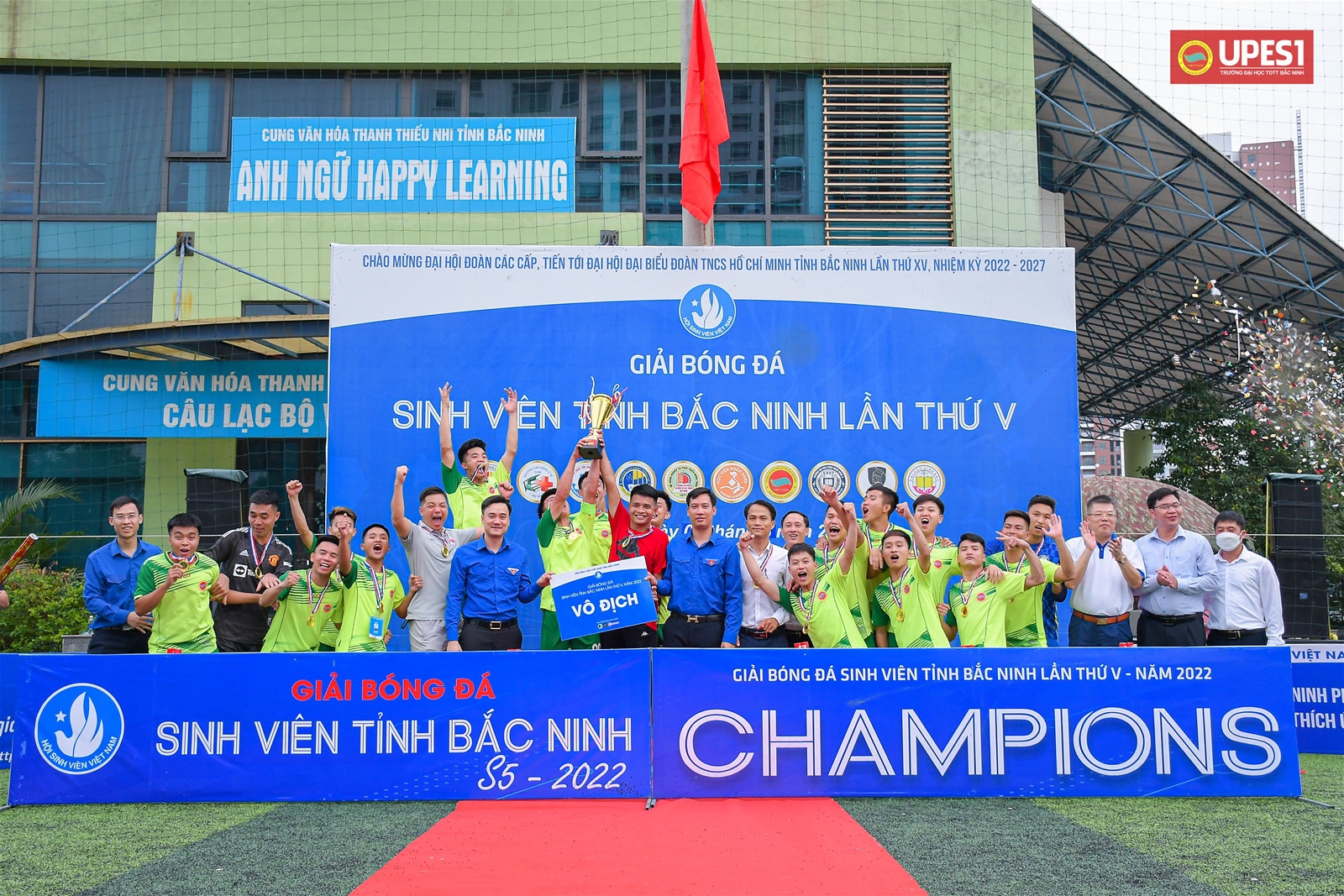 Trường Đại học Thể dục thể thao Bắc Ninh vô địch “Giải bóng đá sinh viên tỉnh lần thứ V”