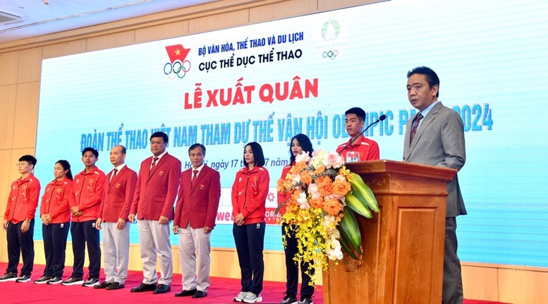 Đoàn TTVN xuất quân dự Olympic Paris 2024: Phấn đấu có huy chương