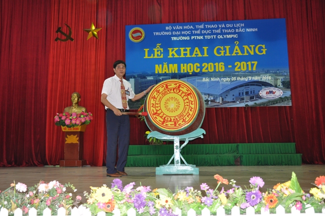 Lễ khai giảng năm học mới, năm học 2016-2017 của Trường PTNK TDTT Olympic