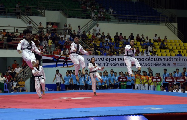 Trên 1.000 vận động viên tham dự Giải vô địch Taekwondo các lứa tuổi trẻ toàn quốc – CJ 2019