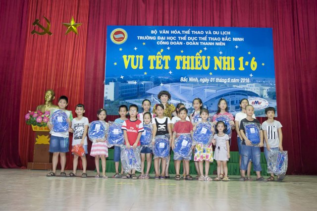 Vui Tết Thiếu Nhi 1-6 Trường Đại học TDTT Bắc Ninh