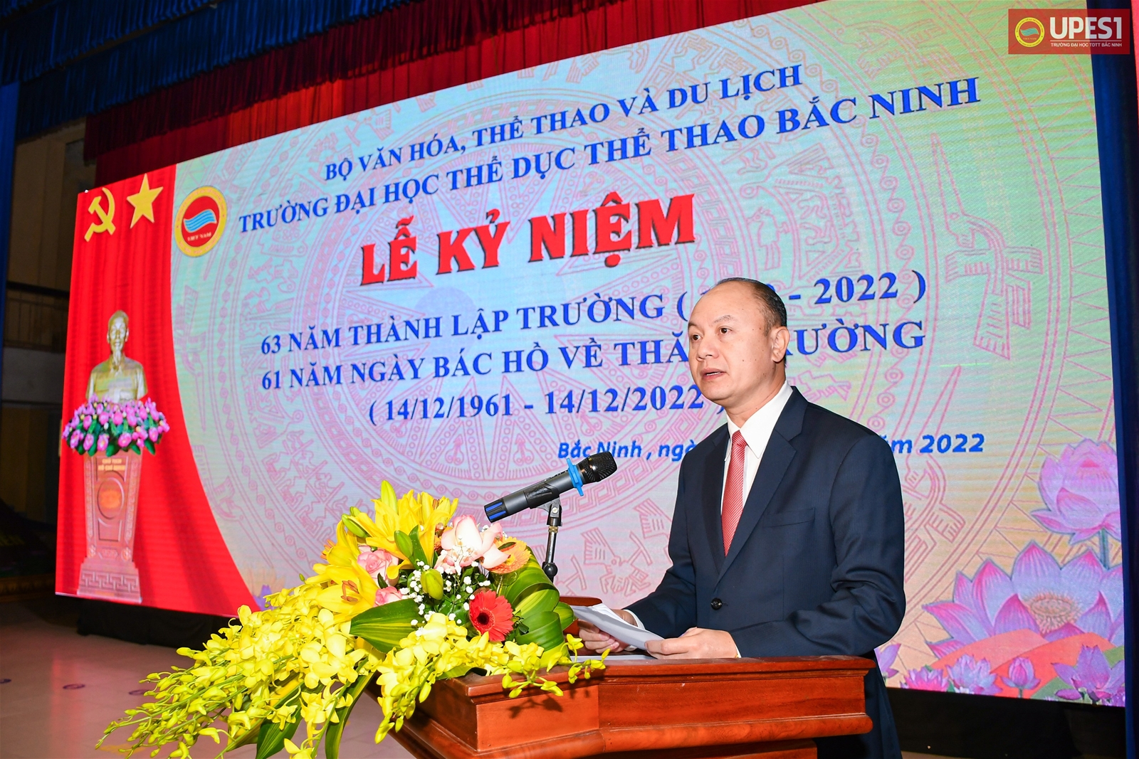 Trường Đại học TDTT Bắc Ninh tổ chức thành công Lễ Kỷ niệm 63 năm thành lập Trường, 61 năm ngày Bác Hồ về thăm Trường