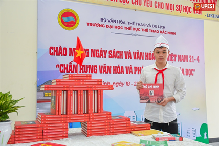 Trường Đại học TDTT Bắc Ninh hưởng ứng ngày Sách và Văn hóa đọc Việt Nam năm 2022