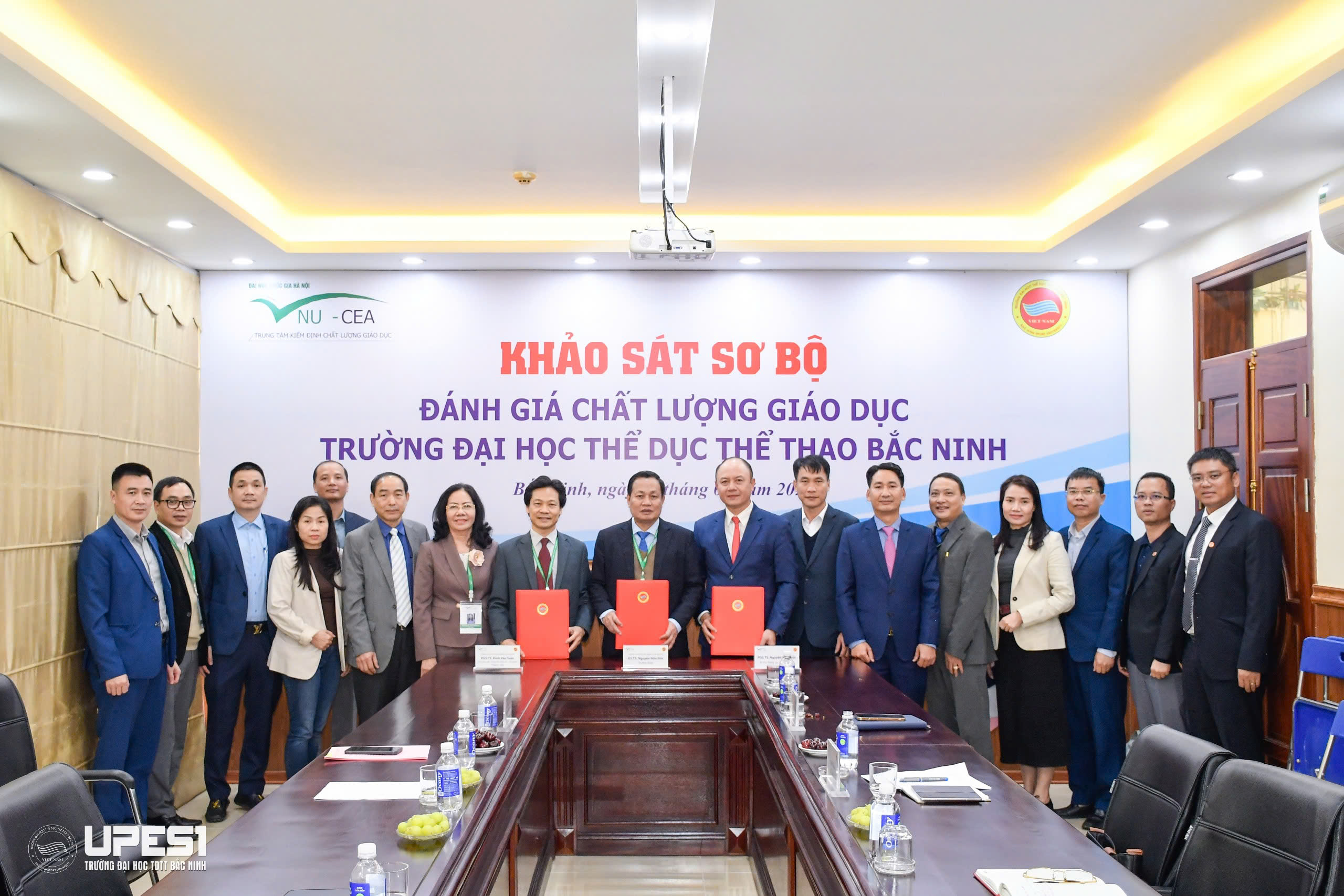 Khảo sát sơ bộ đánh giá chất lượng cơ sở giáo dục (chu kỳ 2) tại Trường Đại học Thể dục thể thao Bắc Ninh