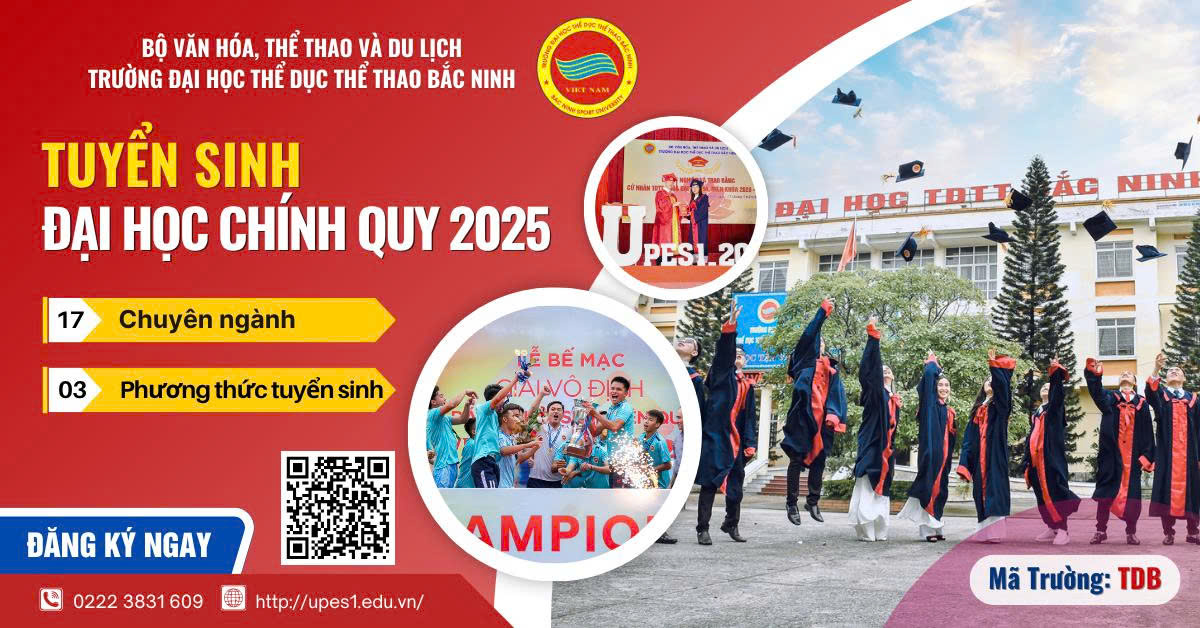 Thông báo tuyển sinh đại học chính quy năm 2025 (đợt 1 – lần 2)