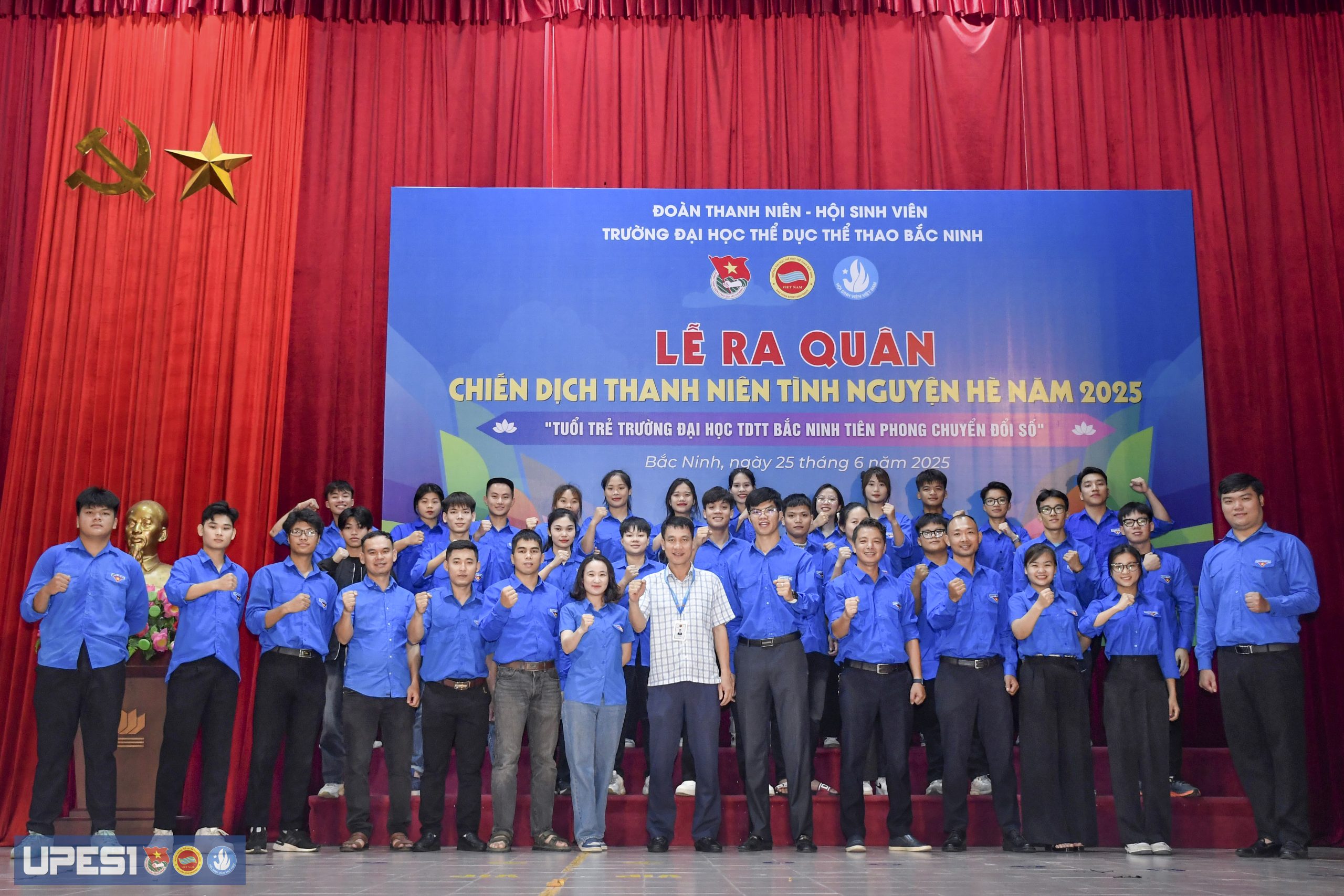 Tuổi trẻ UPES1 ra quân Chiến dịch thanh niên tình nguyện hè 2025