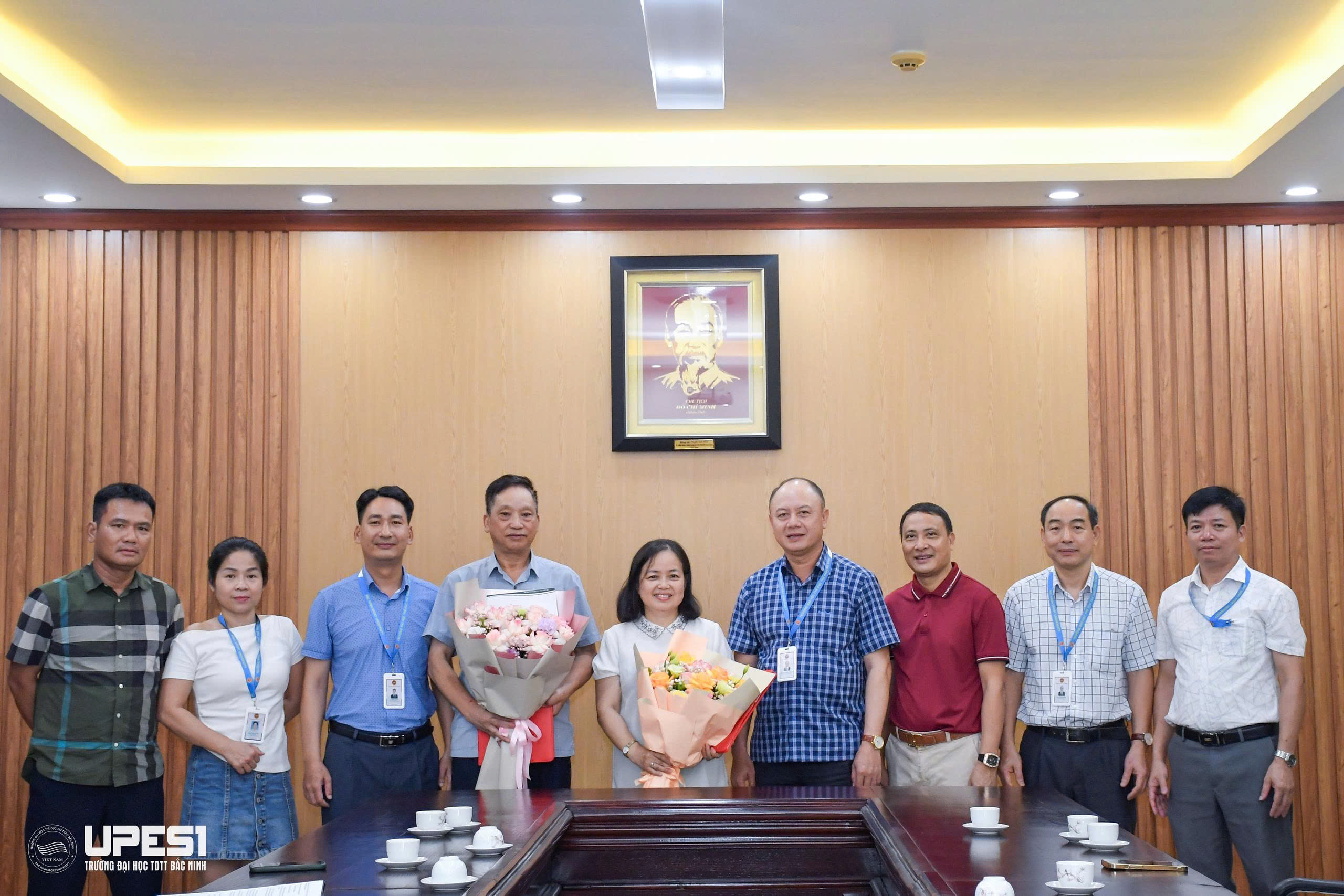 Trường Đại học TDTT Bắc Ninh gặp mặt chia tay cán bộ viên chức nghỉ hưu theo chế độ