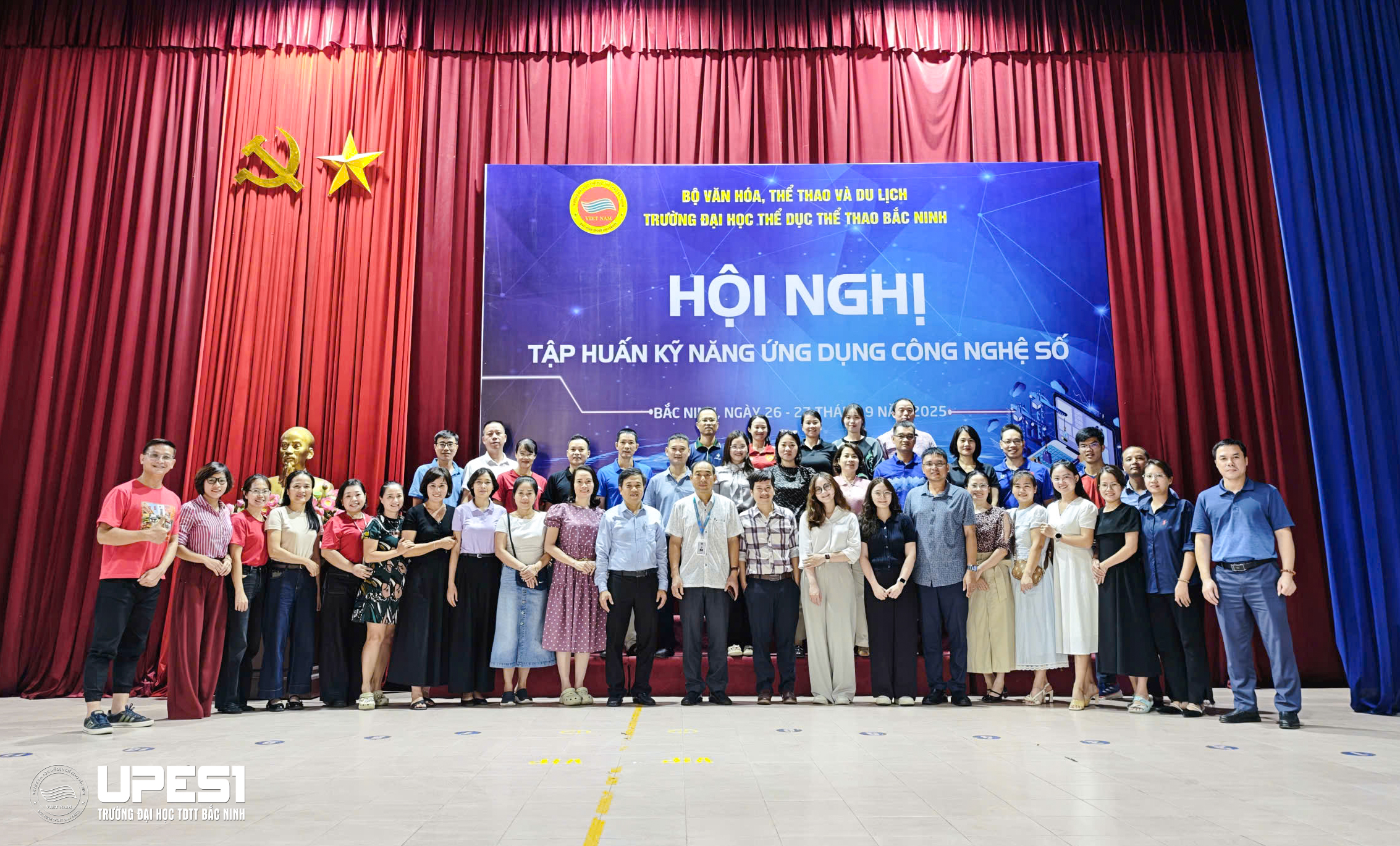 Trường Đại học TDTT Bắc Ninh tổ chức Hội nghị tập huấn kỹ năng ứng dụng công nghệ số và trí tuệ nhân tạo