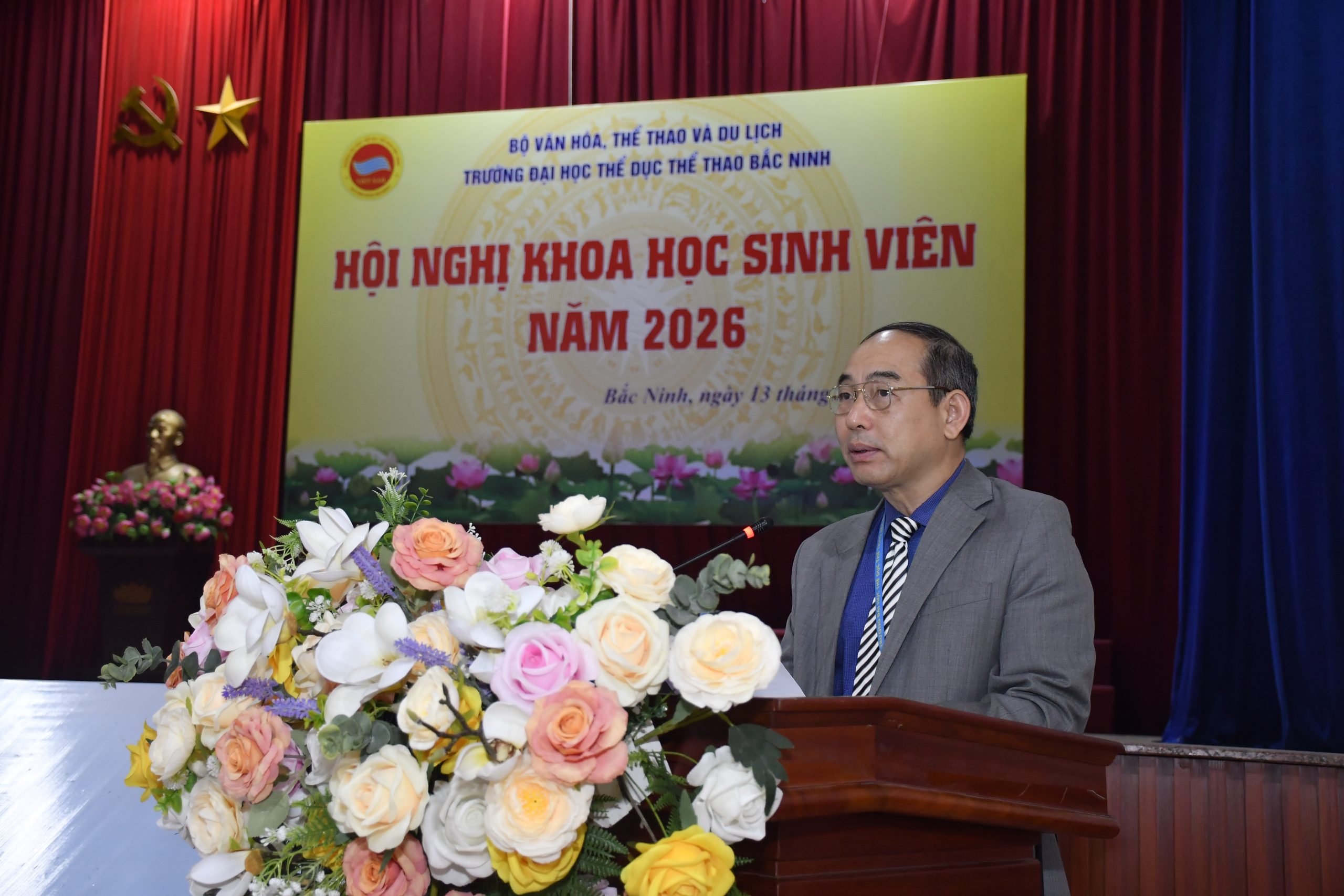 Hội nghị khoa học sinh viên năm 2026 – Trường Đại học Thể dục Thể thao Bắc Ninh: Lan tỏa tinh thần nghiên cứu khoa học trong sinh viên