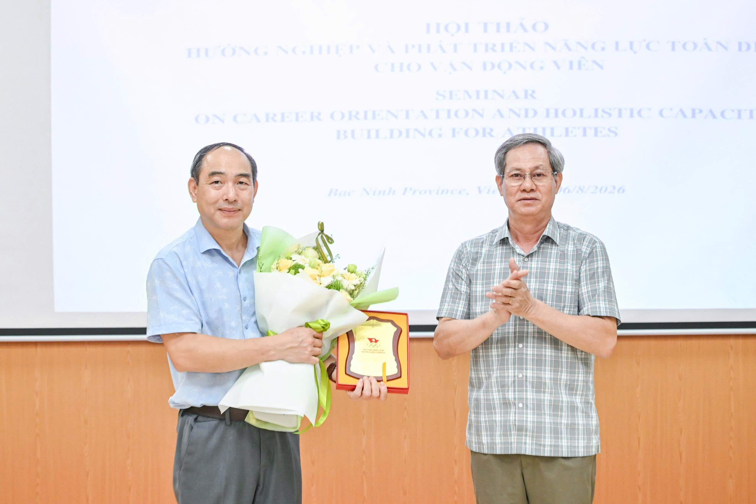 Trường Đại học Thể dục thể thao Bắc Ninh phối hợp tổ chức hội thảo hướng nghiệp dành cho vận động viên