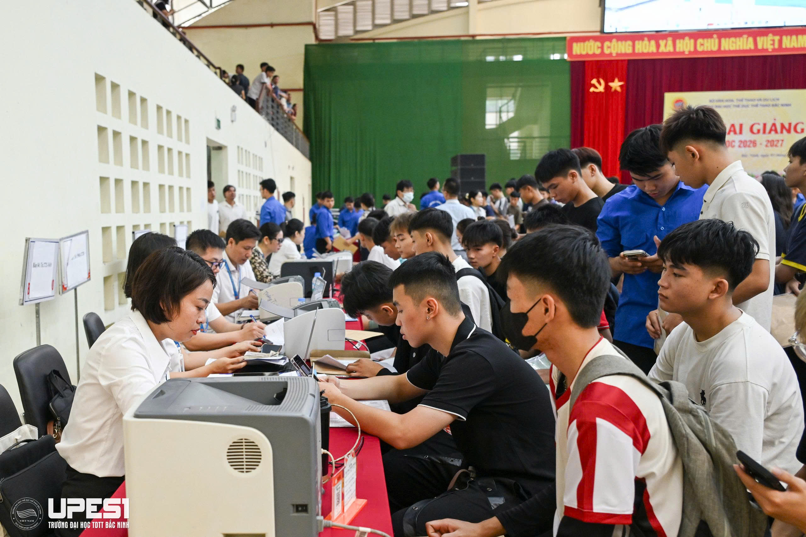 Trường Đại học TDTT Bắc Ninh tổ chức nhập học cho tân sinh viên khóa 62